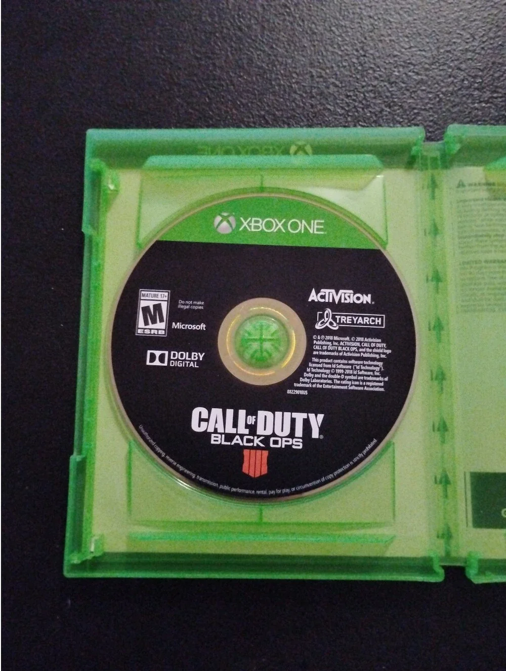 Call of Duty: Black Ops 4 (Xbox One) CIB - Tested & Working